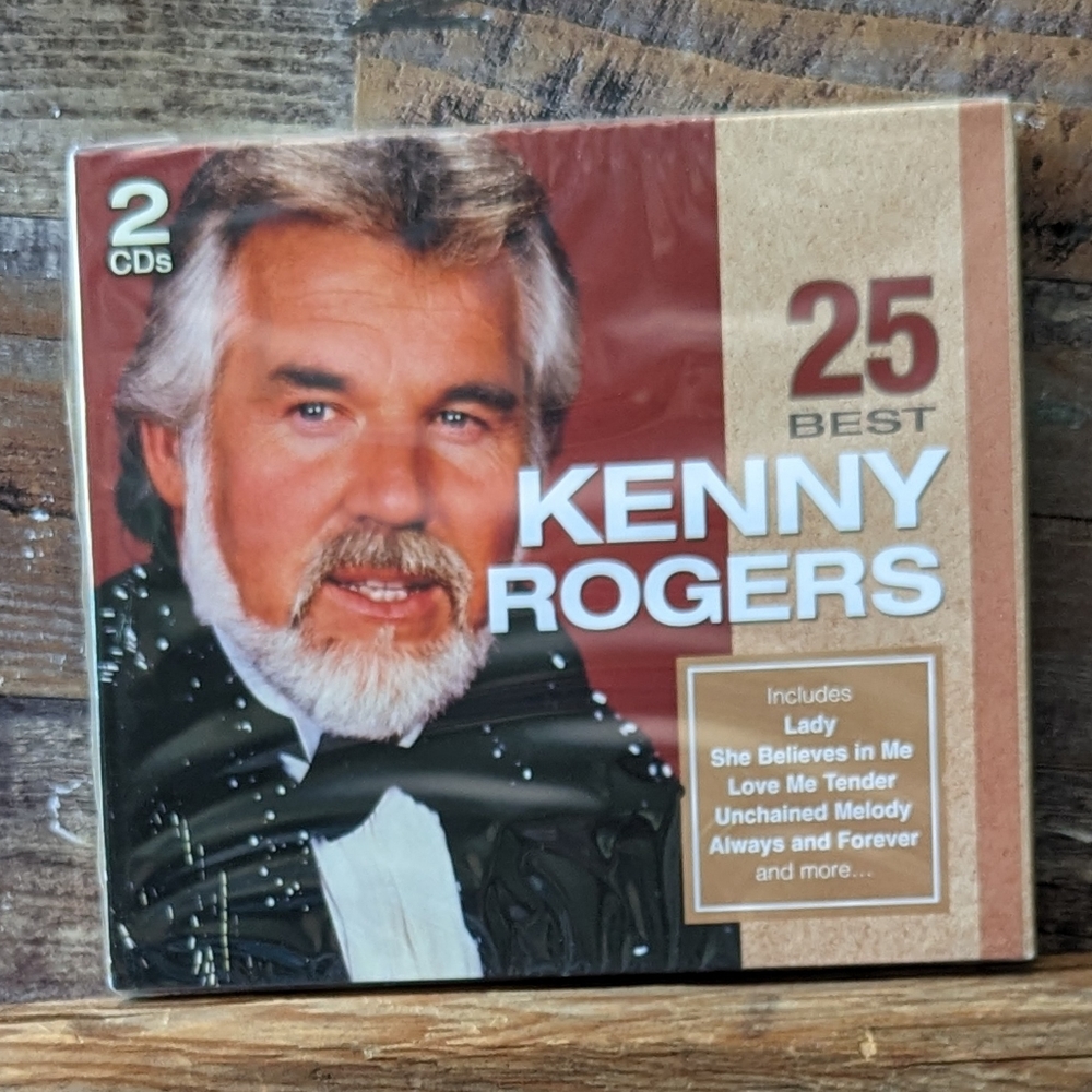 3/$10 2017 New Sealed CD Kenny Rogers 2 CDs 25 Best Kenny Rogers